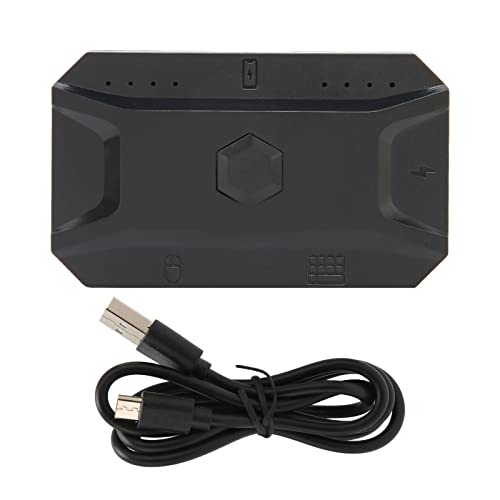 Yoidesu Tastatur-Maus-Konverter, Tragbarer M1 Pro-Tastatur-Maus-Konverter, Tastatur- und Maus-Adapter mit USB-Schnittstelle Yoidesu Tastatur-Maus-Konverter, Tragbarer M1 Pro-Tastatur-Maus-Konverter, Tastatur- und Maus-Adapter mit USB-Schnittstelle von Yoidesu