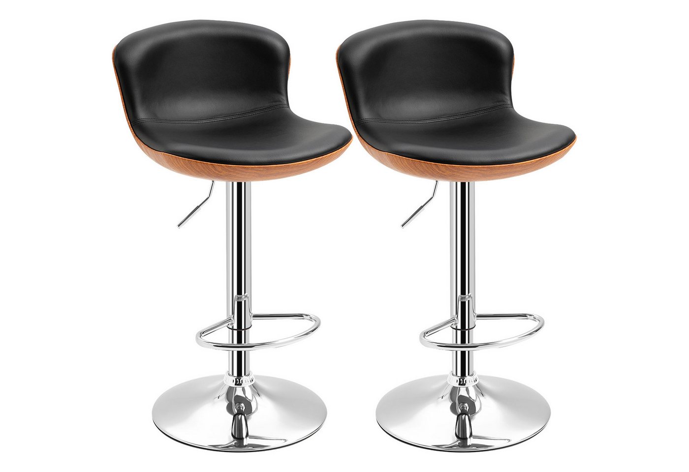 Yoimoimo Barhocker Küche 2er-Set höhenverstellbar drehbar mit Fußstütze & Rückenlehne Yoimoimo Barhocker Küche 2er-Set höhenverstellbar drehbar mit Fußstütze & Rückenlehne von Yoimoimo