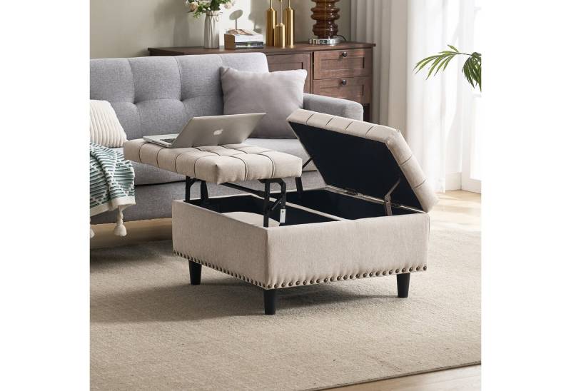 Yoimoimo Couchtisch Couchtisch Höhenverstellbarer Aufbewahrungsstuhl/Sitzhocker Yoimoimo Couchtisch Couchtisch Höhenverstellbarer Aufbewahrungsstuhl/Sitzhocker von Yoimoimo