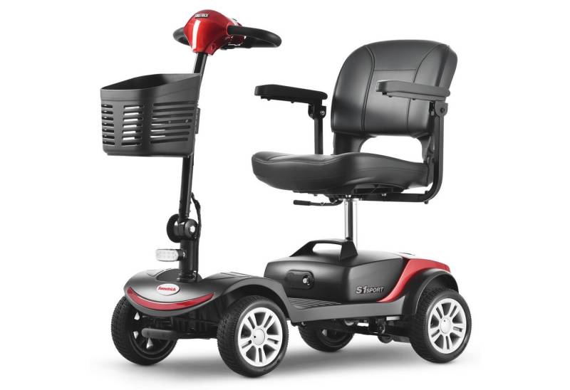 Yoimoimo Elektromobil Robuster 4-Rad E-Scooter, 300W Motor, 15km Reichweite, Klappbar von Yoimoimo