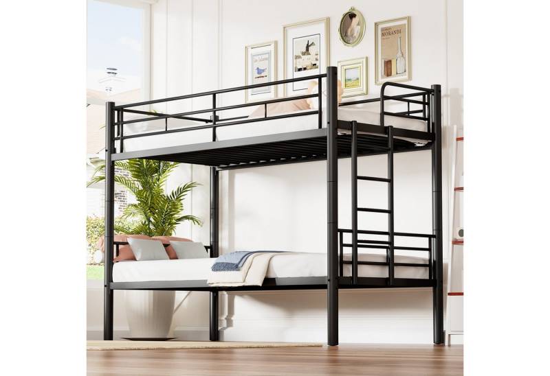Yoimoimo Etagenbett 90x200cm Schwarz - Metall, umbaubar zu 2 Einzelbetten, Sicher Yoimoimo Etagenbett 90x200cm Schwarz - Metall, umbaubar zu 2 Einzelbetten, Sicher von Yoimoimo