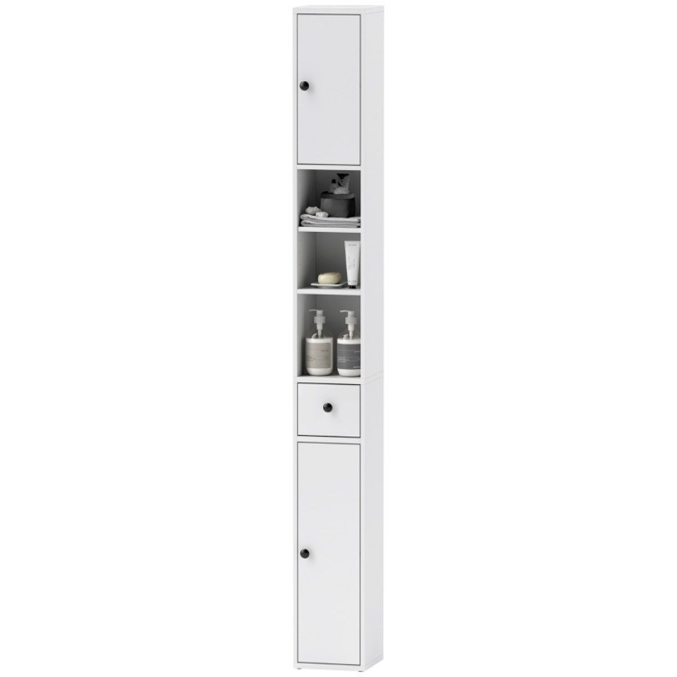 Yoimoimo Hochschrank 3 offenen Fächern Toilettenschrank mit Schublade verstellbarem Regal Yoimoimo Hochschrank 3 offenen Fächern Toilettenschrank mit Schublade verstellbarem Regal von Yoimoimo