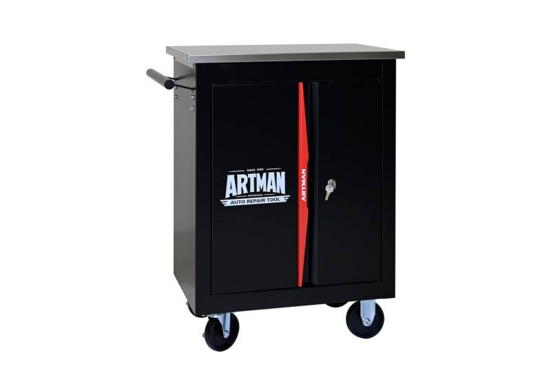 Yoimoimo Werkzeugwagen 2-7 Schubladen, mit Schloss & Lenkrollen - Für Garage & Werkstatt, Schwarz von Yoimoimo