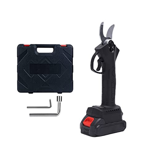 Yokbeer Schnurlose Astschere Tragbare Schnittschere Elektrische Gartenschere Passend für Makita 18v Akku Schnittdurchmesser 30 mm Leichtes und Tragbares (Color : Schwarz, Size : A battery) von Yokbeer