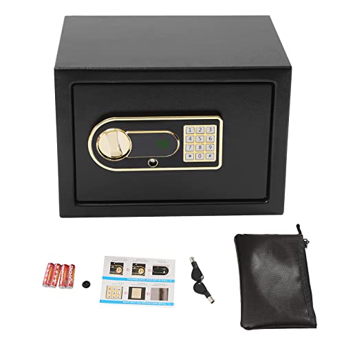 22L Safe Tresor Depository Safe Tresor Ausgestattet Digital Elektronischer Tastatur Safe mit Feuerfest Wasserdicht Geldtasche, Stahllegierung Tropfentresore für Home Office Hotel Business Schmuck von Yolancity