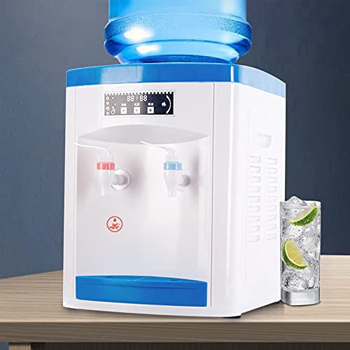 550W Elektrischer Wasserspender Stehend Desktop für Heisses und Kaltes Wasser Büro Hause Wasserkühler für 4,5-18,9L Wasser in Eimer, 25,5 x 23,5 x 33cm, Weiß-Blau 550W Elektrischer Wasserspender Stehend Desktop für Heisses und Kaltes Wasser Büro Hause Wasserkühler für 4,5-18,9L Wasser in Eimer, 25,5 x 23,5 x 33cm, Weiß-Blau von Yolancity