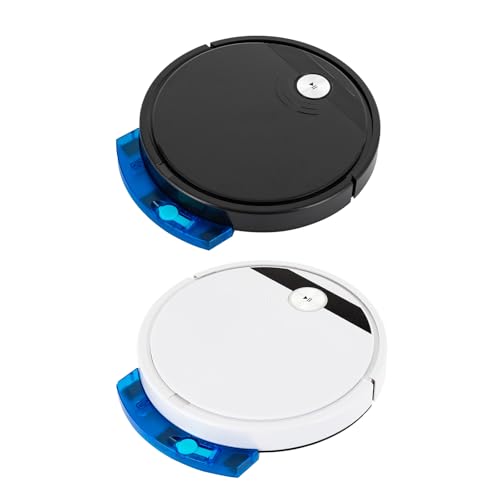Yolancity 3-in-1 Saugrobote staubsauger Roboter, roboterstaubsauger mit 12000rpm, wischroboter saug mit Fernbedienung, APP and Taste drücken Steuerung, Hohe Akkulaufzeit - 90min (Schwarz) von Yolancity