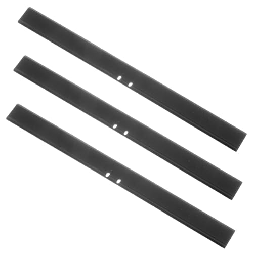 3 Stücke Gummilippe Abzieher 25cm Schwarz Silikon Abziehlippe für Dusche Glasflächen Ersatz Gummilippe für Duschabzieher Ersatzlippe Abzieher Fensterwischer Dusch von Yolev