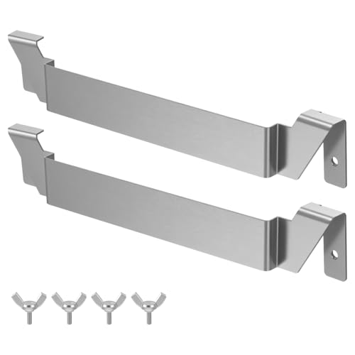 Grillspatelhalter, Edelstahl, Blackstone-Spatel-Halter mit 4 Schrauben, Outdoor-Grill-Werkzeug, Haltegestell, Grillzubehör, Halter für Blackstone Grillutensilien, 2 Stück Grillspatelhalter, Edelstahl, Blackstone-Spatel-Halter mit 4 Schrauben, Outdoor-Grill-Werkzeug, Haltegestell, Grillzubehör, Halter für Blackstone Grillutensilien, 2 Stück von Yolev