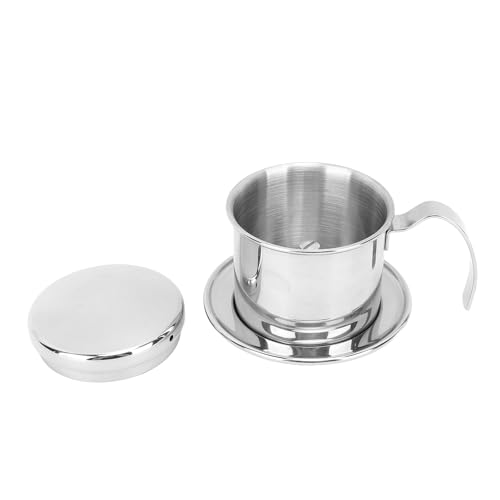 100 ml Kaffeekanne mit 304 Edelstahl-Tropfer, leichter Heimkaffee-Brauer, Tropfen-Kaffeemaschine für effektive Trennung des Kaffees, geeignet für Zuhause und Reisen 100 ml Kaffeekanne mit 304 Edelstahl-Tropfer, leichter Heimkaffee-Brauer, Tropfen-Kaffeemaschine für effektive Trennung des Kaffees, geeignet für Zuhause und Reisen von YolieraArt