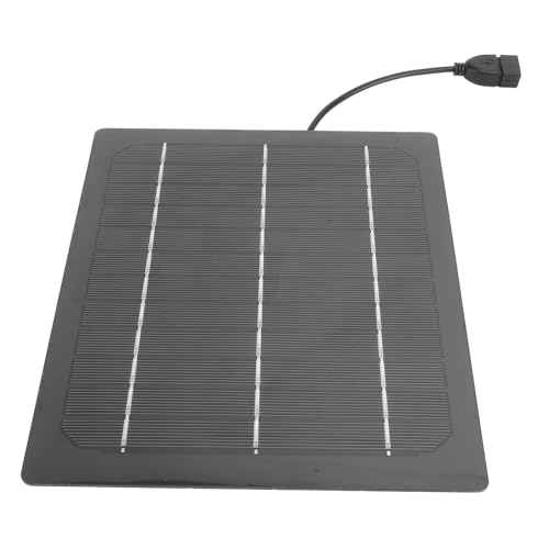 YolieraArt 7 W Solarpanel, 5 V monokristallines tragbares S o l a r Ladegerät, hocheffizientes Solarmodul für Telefon, Powerbank, Campingventilator, Wohnmobilkabine YolieraArt 7 W Solarpanel, 5 V monokristallines tragbares S o l a r Ladegerät, hocheffizientes Solarmodul für Telefon, Powerbank, Campingventilator, Wohnmobilkabine von YolieraArt