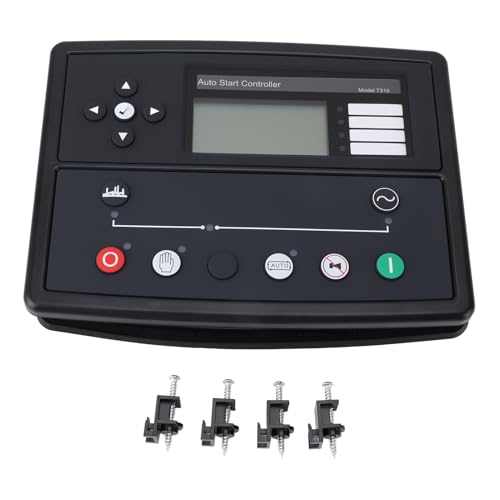 YolieraArt DSE7310 Generatorsteuerung, Automatischer Start Steuermodul Panel 8V bis 35V DC, LCD Display mit RS232 RS485 Ports, für Derv Generator Set Überwachung und Verwaltung von YolieraArt