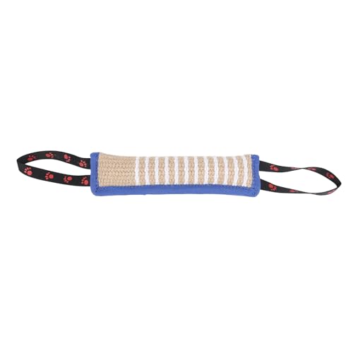 YolieraArt Hunde-Bisskissen, Jute-Zerrspielzeug mit starken Griffen, interaktives tragbares Welpen-Trainingsspielzeug für kleine, mittelgroße und große Hunde, ideal zum Beißen, Kauen, Apportieren YolieraArt Hunde-Bisskissen, Jute-Zerrspielzeug mit starken Griffen, interaktives tragbares Welpen-Trainingsspielzeug für kleine, mittelgroße und große Hunde, ideal zum Beißen, Kauen, Apportieren von YolieraArt