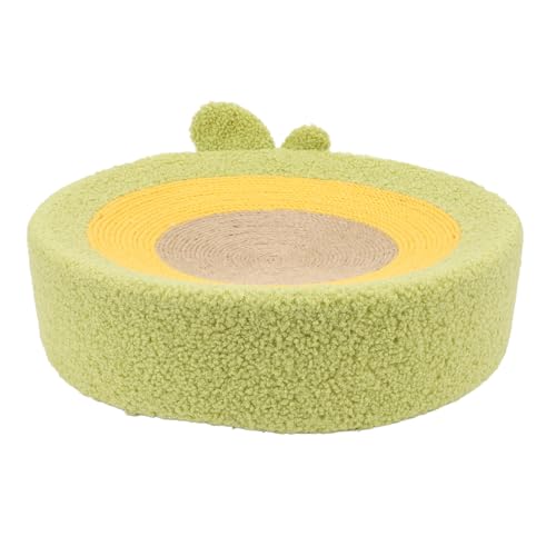 YolieraArt Kratzschale für Avocado-Katzen, Sisalseil, multifunktionales Katzenbett zum Schlafen, widerstandsfähig, Design von YolieraArt