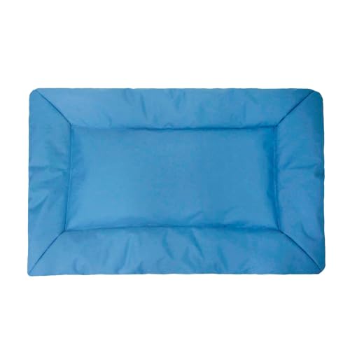 YolieraArt Tragbares Hundekäfigbett, faltbare Haustiermatte mit Verschlüssen, maschinenwaschbar, weiche Unterlage für Tragetaschen, Reisen und Innenbereich (Blau) von YolieraArt