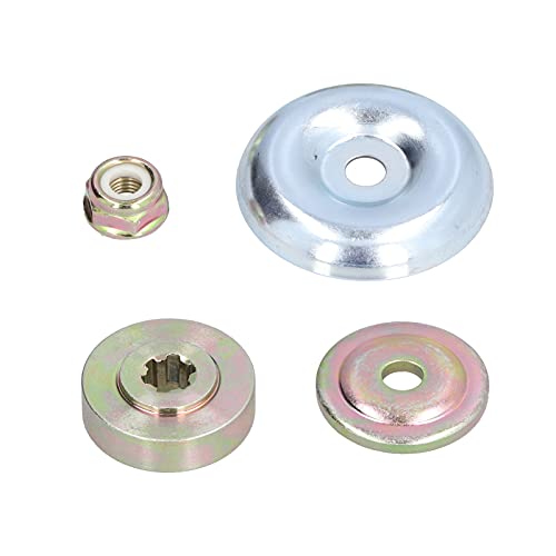 YolieraArt Trimmerkopf-Ersatz-Set, 4-teiliges Druckplattenschutz-Unterlegscheibe, Druckscheibe, Reiterplatte, Kontermutter-Set, kompatibel mit Rasenmäher, Rasentrimmer YolieraArt Trimmerkopf-Ersatz-Set, 4-teiliges Druckplattenschutz-Unterlegscheibe, Druckscheibe, Reiterplatte, Kontermutter-Set, kompatibel mit Rasenmäher, Rasentrimmer von YolieraArt