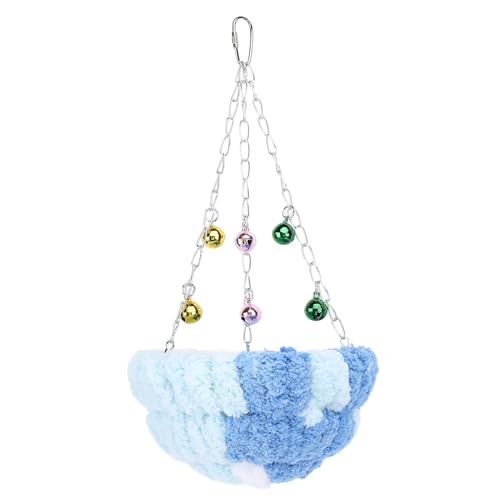 YolieraArt Vogel-Hängenest, weiches Plüsch-Vogelbett für Papageiensittich, warmer Schlafplatz für den Winter, bequeme Baumwoll-Innenseite, Vogelschaukel, sicherer Ruheplatz mit gemütlichem Design YolieraArt Vogel-Hängenest, weiches Plüsch-Vogelbett für Papageiensittich, warmer Schlafplatz für den Winter, bequeme Baumwoll-Innenseite, Vogelschaukel, sicherer Ruheplatz mit gemütlichem Design von YolieraArt