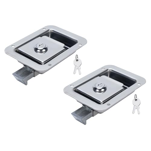 Yolieraart 2pcs Edelstahl -Toolbox Latch, 304 SS Paddle Griff 121 x 91 mm mit Tasten und Unterlegscheiben, Spülenhalterung für LKW -RV -Motorhome -Werkzeugkastenschrank 24 mm Yolieraart 2pcs Edelstahl -Toolbox Latch, 304 SS Paddle Griff 121 x 91 mm mit Tasten und Unterlegscheiben, Spülenhalterung für LKW -RV -Motorhome -Werkzeugkastenschrank 24 mm von YolieraArt
