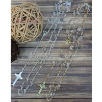 Fast Shipping Handarbeit Schöner Gold-Rosenkranz, Hochzeit Rosenkranz, Kommunion Taufe Bestätigung Rosenkranzgeschenk von YolisBridal