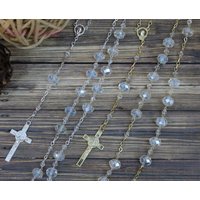 Fast Shipping Handarbeit Schöner Gold-Rosenkranz, Hochzeit Rosenkranz, Kommunion Taufe Bestätigung Rosenkranzgeschenk von YolisBridal