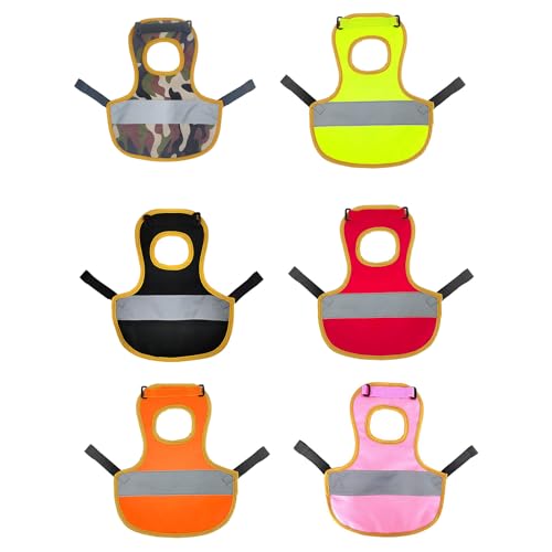 Yolispa Huhn Weste 6 Stück Warnweste Für Hühner Reflektierende Weste hohe Sichtbarkeit Henne Sättel Henne Schürze Federschutz Pet Reflective Vest Für Huhn Und Ente Rückenschutz Jacke Yolispa Huhn Weste 6 Stück Warnweste Für Hühner Reflektierende Weste hohe Sichtbarkeit Henne Sättel Henne Schürze Federschutz Pet Reflective Vest Für Huhn Und Ente Rückenschutz Jacke von Yolispa
