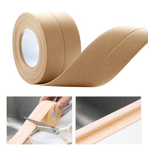 Wannendichtband Selbstklebend 3.2M Fugendichtungsband, Dichtungsband Dusche PVC Selbstklebend Flexibles Dichtband Toilette wasserdicht selbstklebende Streifen für Küchen und Badezimmer Toilett Wannendichtband Selbstklebend 3.2M Fugendichtungsband, Dichtungsband Dusche PVC Selbstklebend Flexibles Dichtband Toilette wasserdicht selbstklebende Streifen für Küchen und Badezimmer Toilett von Yolispa