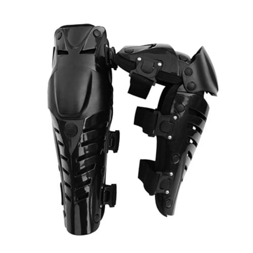 Yolispa 2 Stück Knieprotektoren Motorrad Knieschone 1 Paar Ellenbogen Guard Pad Protektor Bewegliche Knieschützer Schutzpanzer Motorrad Armor für Motocross Racing Skating von Yolispa