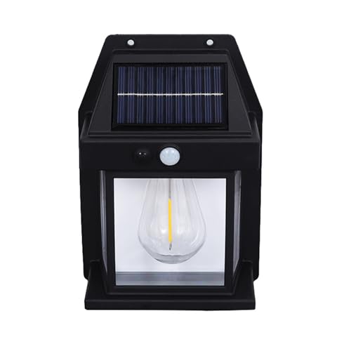 Yolispa 2 Stück Solarlampen für Außen mit Bewegungsmelder Aussen Solarleuchten Led Strahler mit Wolfram- Filament- Birne Aussenlampe Sicherheitswandleuchte IP65 Wasserdicht 3 Modi Solar Wandleuchte Yolispa 2 Stück Solarlampen für Außen mit Bewegungsmelder Aussen Solarleuchten Led Strahler mit Wolfram- Filament- Birne Aussenlampe Sicherheitswandleuchte IP65 Wasserdicht 3 Modi Solar Wandleuchte von Yolispa
