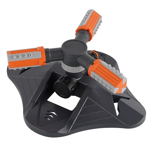 Yolispa Rasensprenger, 360 Grad Kreisregner Gartenbewässerung mit Schnellkupplung, 3 Arm Sprenger, Gartensprenger, Rotierender Wasser Sprinkler, Rasen Bewässerungssystem für Garten Yolispa Rasensprenger, 360 Grad Kreisregner Gartenbewässerung mit Schnellkupplung, 3 Arm Sprenger, Gartensprenger, Rotierender Wasser Sprinkler, Rasen Bewässerungssystem für Garten von Yolispa