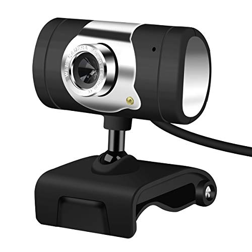 Yolispa Webcam mit Mikrofon Computer-Webkamera USB-PC-Desktop-Webcam für Das Streaming des Manuellen Fokus von Yolispa
