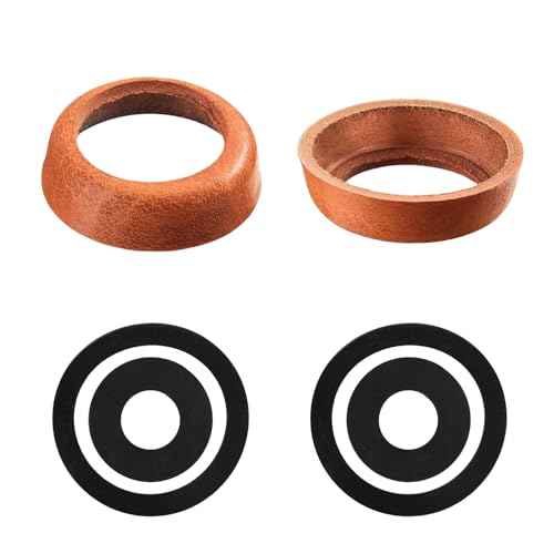 2 Stück Schwengelpumpe Ersatzteile Dichtungssatz für Schwengelpumpe Typ 75 Ledermanschette and O-Ringe Set aus Rindsleder, Ersatzteile für Handpumpe, Brunnenpumpe und Gartenpumpe (Braun) 2 Stück Schwengelpumpe Ersatzteile Dichtungssatz für Schwengelpumpe Typ 75 Ledermanschette and O-Ringe Set aus Rindsleder, Ersatzteile für Handpumpe, Brunnenpumpe und Gartenpumpe (Braun) von Yoljun