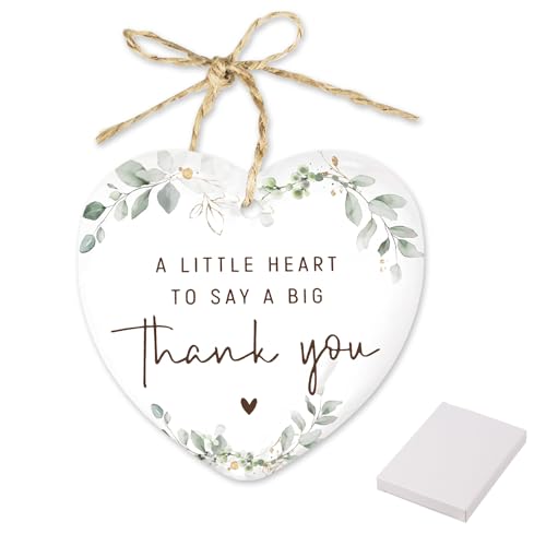Dankeschön Geschenk Keramikherz mit Aufschrift "A LITTLE HEARTTO SAY A BIG Thank You" Danke Hängender Keramik Schmuck Danke Schmuck Geschenk mit Geschenk-Box für Freund Familie Dankeschön Geschenk Keramikherz mit Aufschrift "A LITTLE HEARTTO SAY A BIG Thank You" Danke Hängender Keramik Schmuck Danke Schmuck Geschenk mit Geschenk-Box für Freund Familie von Yoljun