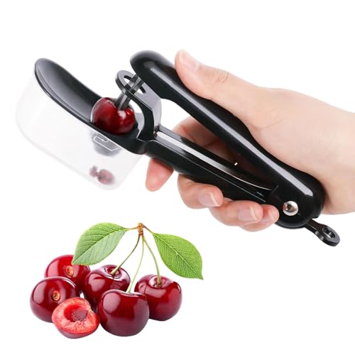 Kirschentkerner, Kirschkernentferner, Edelstahl Entkerner Kirschen, Kirschentsteiner Obstentkerner Cherry Corer Entferner, Hand Fruit Entsteiner Mit Aufbewahrungsbox für Obst Pflaumen Oliven Cherries Kirschentkerner, Kirschkernentferner, Edelstahl Entkerner Kirschen, Kirschentsteiner Obstentkerner Cherry Corer Entferner, Hand Fruit Entsteiner Mit Aufbewahrungsbox für Obst Pflaumen Oliven Cherries von Yoljun