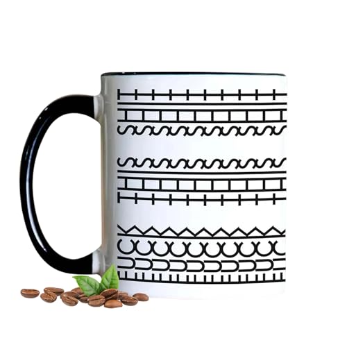 Tasse mit Versteckter Botschaft, 11oz Keramik Kaffeetasse, Originelles kreatives Geschenk aus Keramik for Kaffeeliebhaber, Einzigartiger Humorvoller Trinkbecher for Erwac von Yoljun