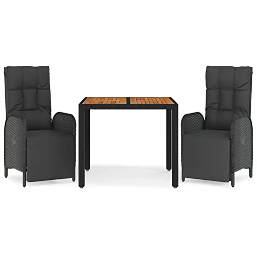 Yolola Polyrattan Gartenmöbel Set 2 Personen,Rattan Gartenmöbel Set Mit Liegefunktion,3-TLG.Type3 Essgruppe Tisch 2X Sessel + Tisch Hochlehner Terrassenmöbel Stuhl Aus Rattan Yolola Polyrattan Gartenmöbel Set 2 Personen,Rattan Gartenmöbel Set Mit Liegefunktion,3-TLG.Type3 Essgruppe Tisch 2X Sessel + Tisch Hochlehner Terrassenmöbel Stuhl Aus Rattan von Yolola