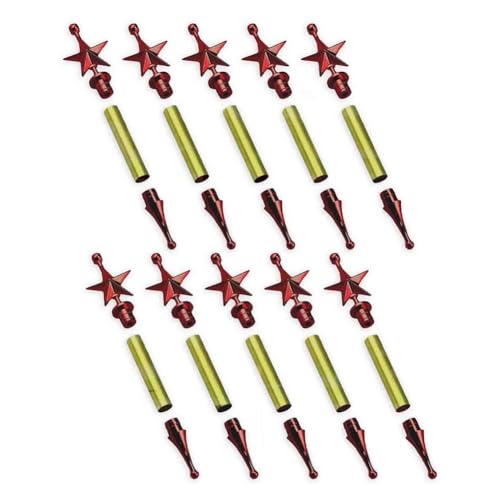 Yominerr 10 Pack DIY Tree Ornament Turning Kits, Woodturning -Projekt für Weihnachtsdekoration A Yominerr 10 Pack DIY Tree Ornament Turning Kits, Woodturning -Projekt für Weihnachtsdekoration A von Yominerr