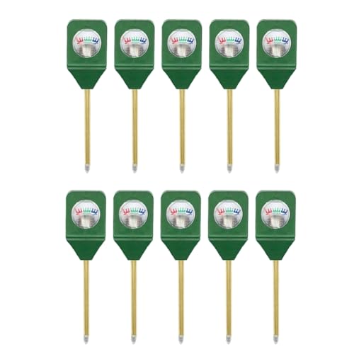 Yominerr 10er-Pack Tragbarer Bodenfeuchtigkeitssensor Monitor Mini-Topfpflanzenbodenanalysator Pflanzenfeuchtigkeits- und Temperaturtester Yominerr 10er-Pack Tragbarer Bodenfeuchtigkeitssensor Monitor Mini-Topfpflanzenbodenanalysator Pflanzenfeuchtigkeits- und Temperaturtester von Yominerr