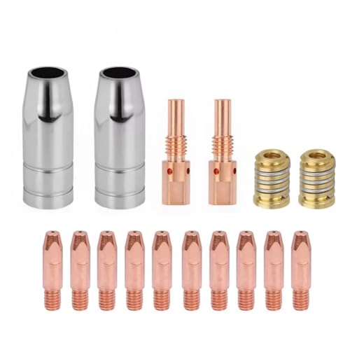 Yominerr 16 STK 25AK Schweißbrennerzubehör Verbrauchsmaterial 0,8 mm MIG- Gasdüsenspitzenhalter Von 25AK MIG/ Yominerr 16 STK 25AK Schweißbrennerzubehör Verbrauchsmaterial 0,8 mm MIG- Gasdüsenspitzenhalter Von 25AK MIG/ von Yominerr