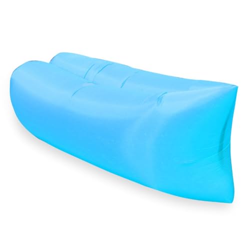 Yominerr Aufblasbares Sofa, Tragbar, Wasserdicht und Auslaufsicher, Ideales Sofa für Den Strand im Garten, Himmelblau Yominerr Aufblasbares Sofa, Tragbar, Wasserdicht und Auslaufsicher, Ideales Sofa für Den Strand im Garten, Himmelblau von Yominerr