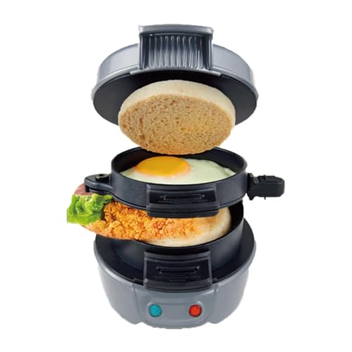 Yominerr Hamburgerpresse Patty Maker Hamburgerpresse Multifunktions-Burgermaker für mit Ei Gefüllte Burger Beef Burger EU-Stecker B von Yominerr