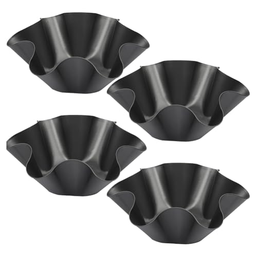 Yominerr Nicht-Stick Large Taco Shell Bowl Kohlenstoffstahl-Tortilla Maker-Schale Nicht-Stick-Salatplatte von Yominerr