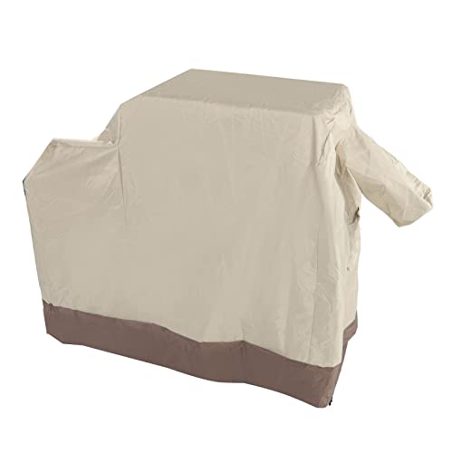 Grillabdeckung, Regenblock- und Staubbarriere, 420d Oxford -Weave in Beige Brown für Kocheinheiten im Freien von Yomiyuyr