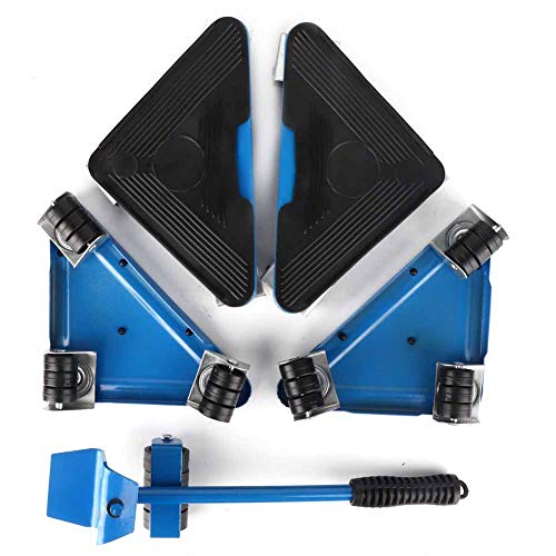 Yomiyuyr Möbelbewegungsinstrument, Schwerer Möbellifter & Mover, Möbelhebewerkzeug mit stillen ABS -Rollen, tragbare Dreiecks Roller Move House Set Entfernung Moving Tool von Yomiyuyr