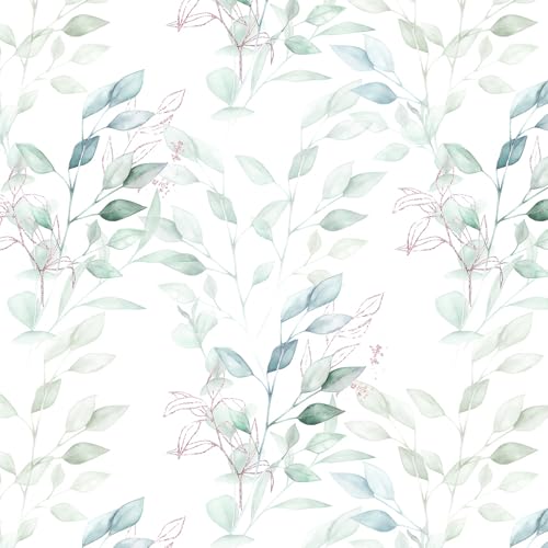 Yomshi Selbstklebende Tapete Blätter Tapete 41×300cm Wasserdicht Möbelfolie Selbstklebend Vinyl Klebefolie für Schlafzimmer Wohnzimmer Wand Möbel Dekorative Grün Yomshi Selbstklebende Tapete Blätter Tapete 41×300cm Wasserdicht Möbelfolie Selbstklebend Vinyl Klebefolie für Schlafzimmer Wohnzimmer Wand Möbel Dekorative Grün von Yomshi