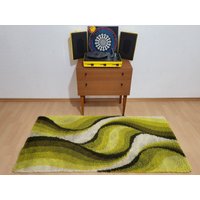 1 Von 2 Desso 70Er Jahre Teppich Dralon Wolle Wellen Pop Art Vintage Mid Century 1 Von 2 Desso 70Er Jahre Teppich Dralon Wolle Wellen Pop Art Vintage Mid Century von Yonage