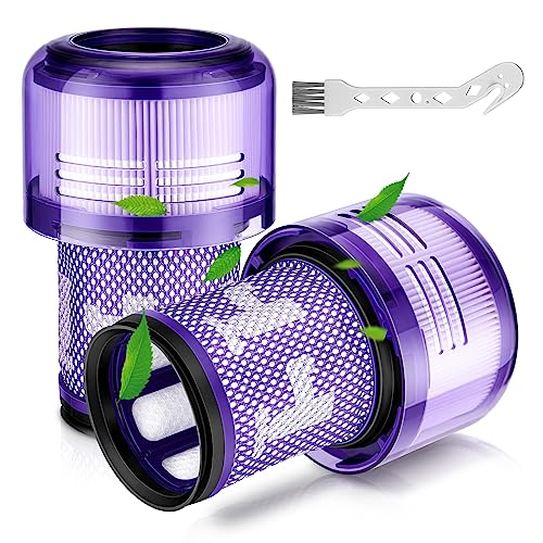 Filter Für Dyson V12-2 Stück Ersatzfilter Filter für Dyson V12 Detect Slim Absolute/Total Clean/Extra/Fluffy Vacuum Cleaner,Waschbar Ersatzteile V12 Hepa Filter Zubehör, Ersetzen Sie Part 971517-01 von Yoneenair