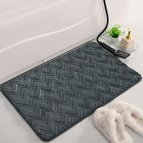 YongXinMY Plüsch-Badematte – 3D-Jacquard-Badematte, luxuriös, dicke Mikrofaser, saugfähig, rutschfest, weich, schnell trocknend, mit Gummi-Rückseite, für Zuhause, Eingang, Schlafzimmer, Badewanne YongXinMY Plüsch-Badematte – 3D-Jacquard-Badematte, luxuriös, dicke Mikrofaser, saugfähig, rutschfest, weich, schnell trocknend, mit Gummi-Rückseite, für Zuhause, Eingang, Schlafzimmer, Badewanne von YongXinMY