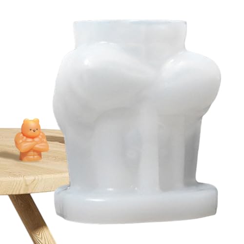 Bär-Silikonform, 3D-Cartoon-Muskelbär-Formen, handgefertigtes Bastelzubehör, Kunsthandwerk Werkzeuge für Kerzendekoration, Heimdekoration Bär-Silikonform, 3D-Cartoon-Muskelbär-Formen, handgefertigtes Bastelzubehör, Kunsthandwerk Werkzeuge für Kerzendekoration, Heimdekoration von Yongany