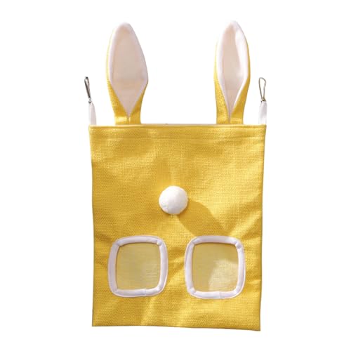 Bunny Hay Feeder Bag - Heu-Futterspender Aufbewahrungstasche mit 2 Löchern | Kratzfest Große Kapazität Kleintierkäfig Zubehör für Haustiere Hamster Kaninchen Chinchilla Bunny Hay Feeder Bag - Heu-Futterspender Aufbewahrungstasche mit 2 Löchern | Kratzfest Große Kapazität Kleintierkäfig Zubehör für Haustiere Hamster Kaninchen Chinchilla von Yongany