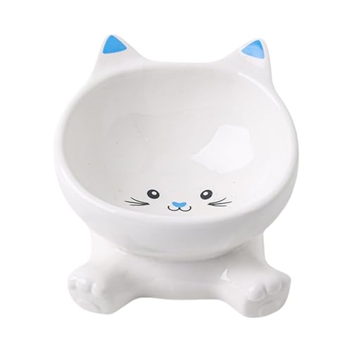 Erhöhter Katzennapf – Tierohren erhöhter Katzenfutternapf – wiederverwendbarer Futterbehälter, Keramik-Futterspender für kleine, mittelgroße und große Rassen Erhöhter Katzennapf – Tierohren erhöhter Katzenfutternapf – wiederverwendbarer Futterbehälter, Keramik-Futterspender für kleine, mittelgroße und große Rassen von Yongany